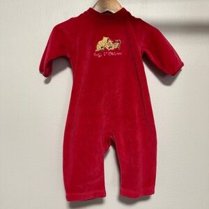 Vintage Disney Classic Pooh Bear 0/3m One Piece
